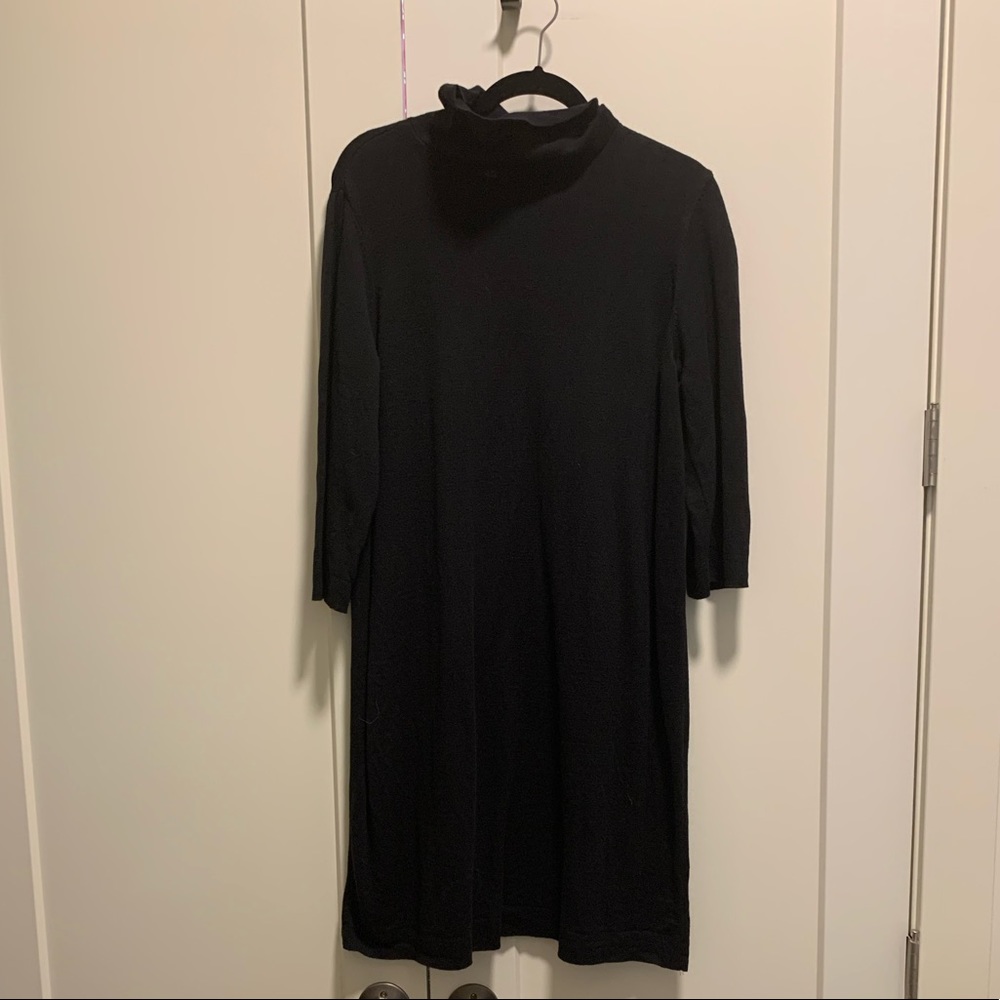 Eileen Fisher Black Sweater Dress
